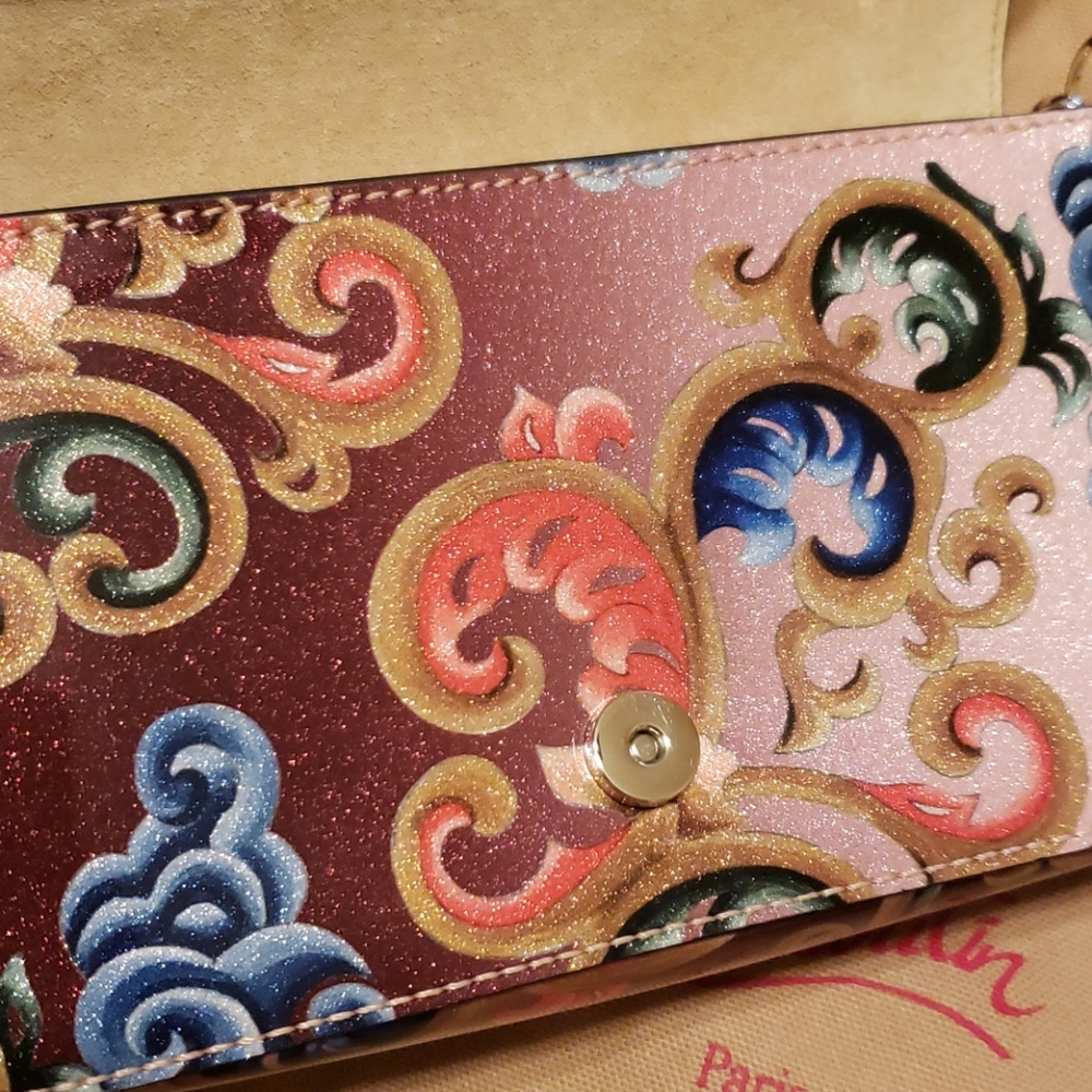 * SOLD*Christian Loubiton crossbody clutch bag - Picture 9 of 11